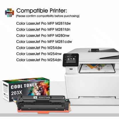 Cool Toner 203X/203A Tonerset kompatibel für HP Color LaserJet Pro MFP