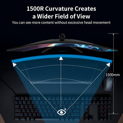 Minifire MFG34C5Q Gaming Monitor – 34" UWQHD 165Hz Curved