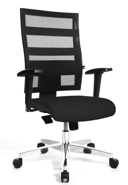 Topstar X-Pander Ergonomischer Bürostuhl Schwarz Netzstoff. Zum ergonomischen Sitzen und Arbeiten im Büro.