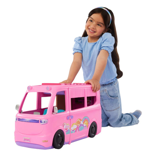 Barbie Super Abenteuer-Camper Spielset mit Dachzelt - HRJ78