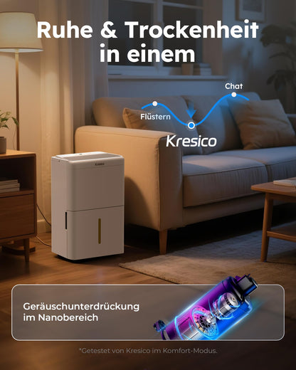 Kresico 20L Luftentfeuchter elektrisch – bis 50m²
