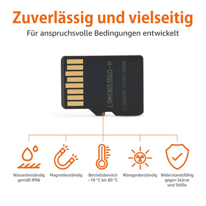 Amazon Basics microSDXC-Speicherkarte 512 GB mit Adapter, 200 MB/s