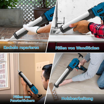 Makita-kompatible Akku Kartuschenpresse 18V – 300ml, Blau