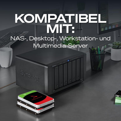 Seagate IronWolf 4TB NAS-Festplatte, 3.5 Zoll, SATA 6Gb/s, 5400 U/min