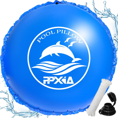 Poolkissen Winter Rund 4m – XXL Luftkissen für Poolabdeckung