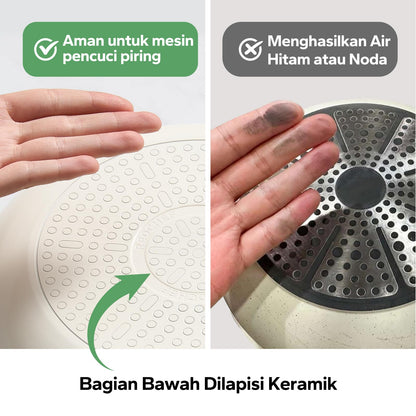 Redchef Pfannenset Keramik Induktion Antihaft Bratpfannen – Beige