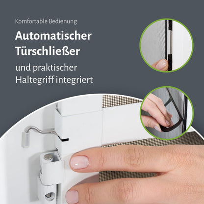 empasa Fliegengittertür MASTER SLIM PLUS, anthrazit, 100 x 210 cm