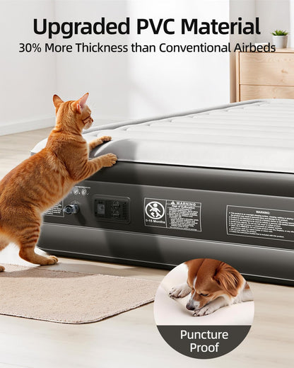 CHILLSUN Luftbett Selbstaufblasend mit Pumpe - 1 Person, 190x100cm