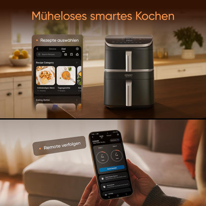 Cosori Turbo Tower™ Heissluftfritteuse – 10.8L Pro Smart