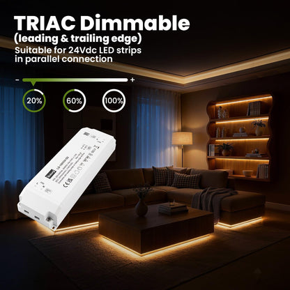 illuburg LED Trafo 24V dimmbar 50-150W Triac Netzteil Treiber