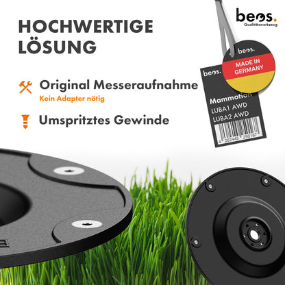 Mammotion LUBA AWD Messerscheibe 6er Klingen glasfaserverstärkt