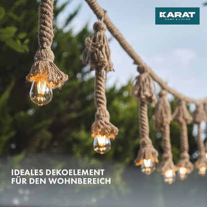 KARAT Kletterseil aus 100% Jute, 30 mm, Tragkraft 770 kg
