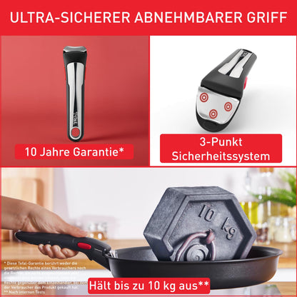 Tefal Ingenio Unlimited On Pfannenset 3-teilig, 22/26 cm, Induktion