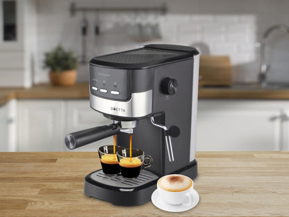 BEPER Duetta P101CAF100 Espressomaschine für Pads und Kaffeepulver