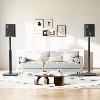 ELIVED Universal Lautsprecherständer - höhenverstellbar schwarz 1 Paar