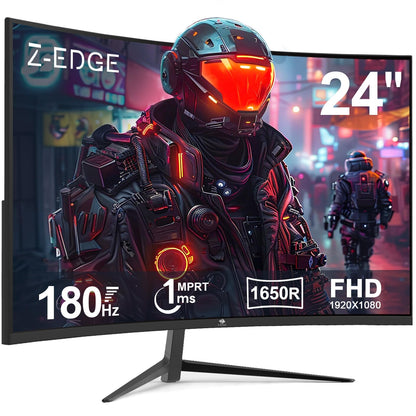 Z-Edge 24 Zoll Curved Gaming Monitor 180Hz 1ms - Schwarz