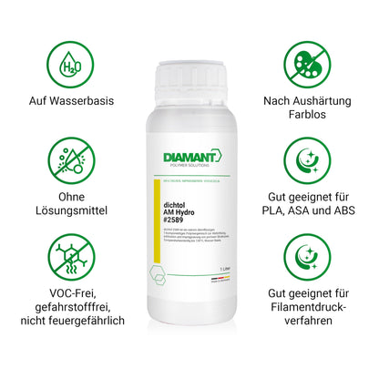 DIAMANT dichtol AM Hydro – Wasserbasierte 3D-Druck Versiegelung 1L