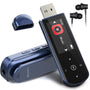 RUIZU X80 MP3-Player mit Bluetooth 5.3, 64 GB, Clip und FM-Radio – kompakter Audioplayer mit Zinklegierungsrahmen