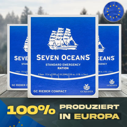 Seven Oceans XXL-Notfallnahrung, 24 x 500 g Notration, 2450 kcal
