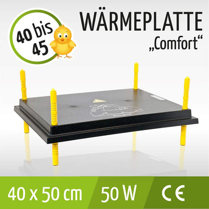 VOSS.farming Küken-Wärmeplatte Comfort, 40 x 50 cm, 46 Watt