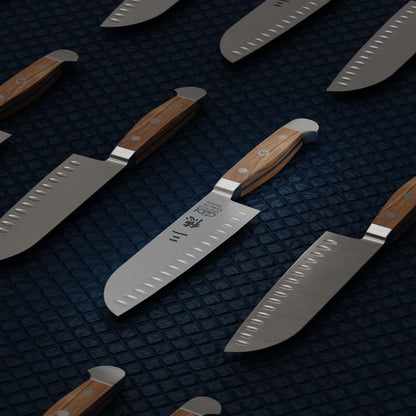 GÜDE Santoku ALPHA OLIVE geschmiedet - 18 cm Olivenholz