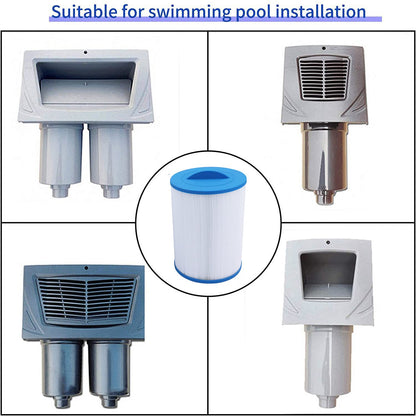 DingGreat Spa Filterkartusche 2 Stück, Ersatzfilter Unicel 6CH-940