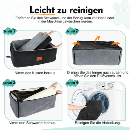 Hundesitz Auto für Grosse & Mittlere Hunde – Rücksitz, Waschbar
