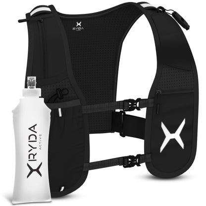 RYDA ACTIVE Laufweste Damen & Herren mit wasserdichter Handytasche, ultraleicht 270 g