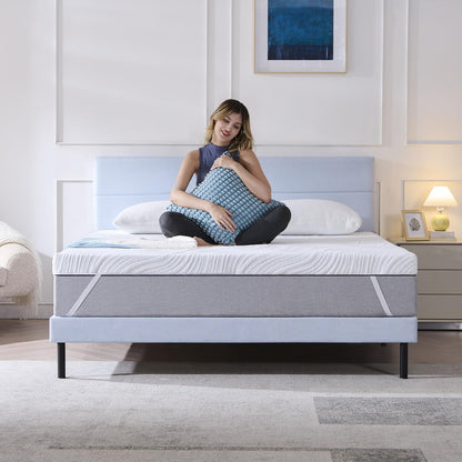 Hiimgo Gel Kaltschaum Matratzentopper - 180x200cm H3/H4 7cm