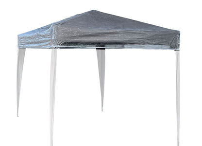 QUICK STAR Pavillon Schutzhaube 3x3 m PVC, wasserdicht, transparent