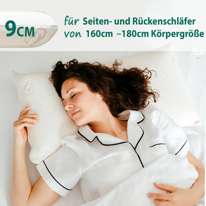 KNERST Nackenstützkissen Memory Foam orthopädisch Höhe 9 cm