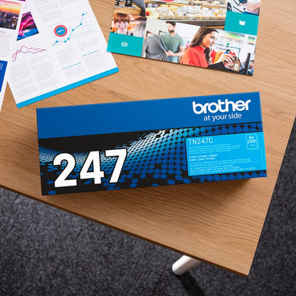 BROTHER TN-247C Tonerkartusche für Laserdrucker – Cyan