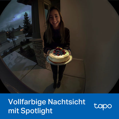 Tapo D235 Video-Türklingel mit 2K 5MP Kamera und Farb-Nachtsicht