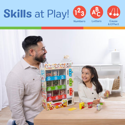 Melissa & Doug Verkaufsautomaten Holz-Spielset - 16-teilig