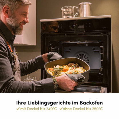 Hoffmann Induktions Schmortopf Aluguss beschichtet 28cm 8L