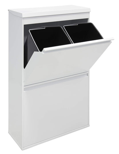 ARREGUI Top CR621-B Mülltrennsystem - 4 Fächer 68L weiss