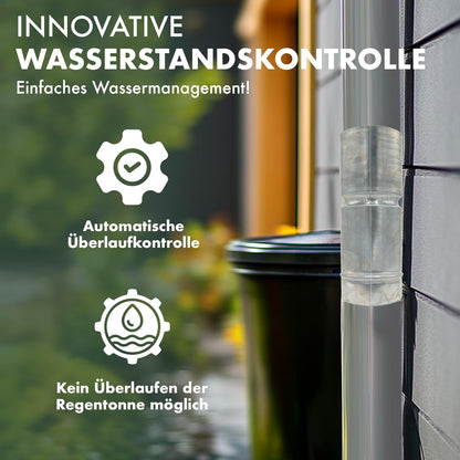 Indiva Regensammler für Fallrohre DN100 aus Titan-Zink