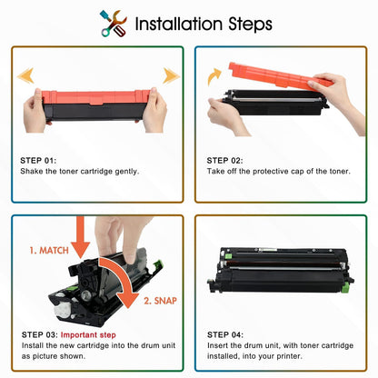 Kompatibel für Brother TN248XL TN248 Toner – 5er-Pack