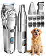 oneisall 4-in-1 Hundeschermaschine PC15 mit Pfotentrimmer, 9 Kammaufsätze, kabellos
