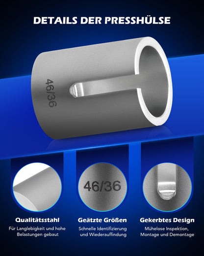 Orion Motor Tech Radlager Abzieher Set 27tlg – Silentlager Werkzeug