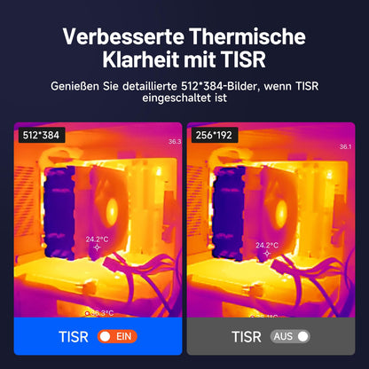 TOPDON TC001 Wärmebildkamera 512x384 für Android/Windows