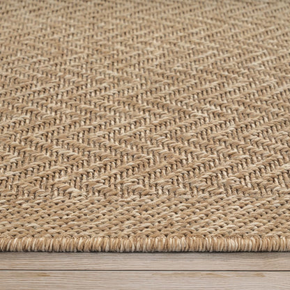 the carpet Kansas Outdoor Teppich Jute-Look, Nature, ca. 160 x 230 cm
