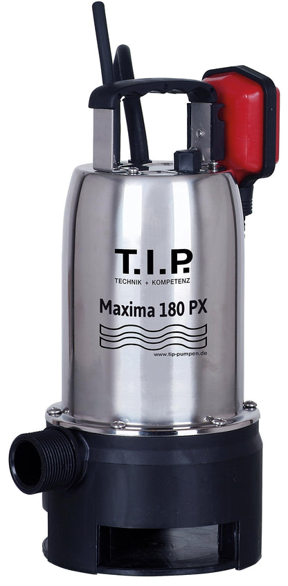 T.I.P. Schmutzwasser-Tauchpumpe TVX 7000 mit Edelstahlgehäuse, 500 W