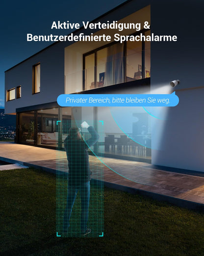 EZVIZ BC1C Kit Akku Überwachungskamera 4MP WLAN Solarpanel