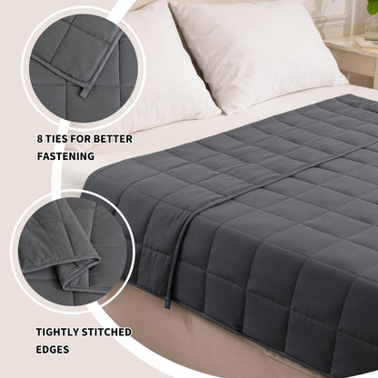 Good Nite Gewichtsdecke Weighted Blanket 6 kg Grau 150 x 200 cm