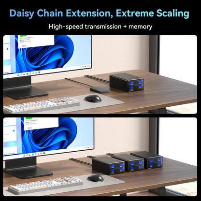 DATAX Dual Bay HDD/SSD Gehäuse 2.5/3.5 SATA - 10G USB 3.2 Lüfter