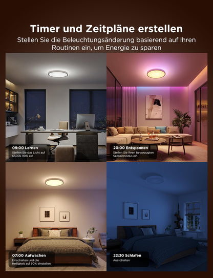 Govee LED Deckenleuchte RGBIC Smart Ø30cm - 2er Set