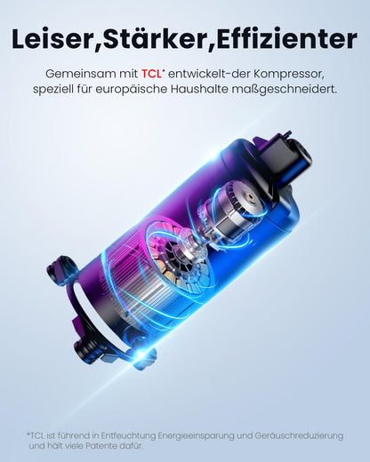 Newentor Luftentfeuchter elektrisch 12L für Raum & Keller