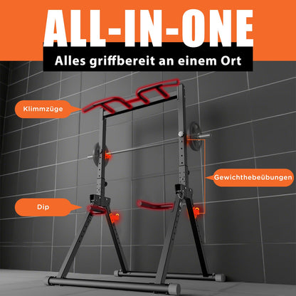 DH FitLife Power Tower Dip Station faltbar | Klimmzugstange bis 150 kg
