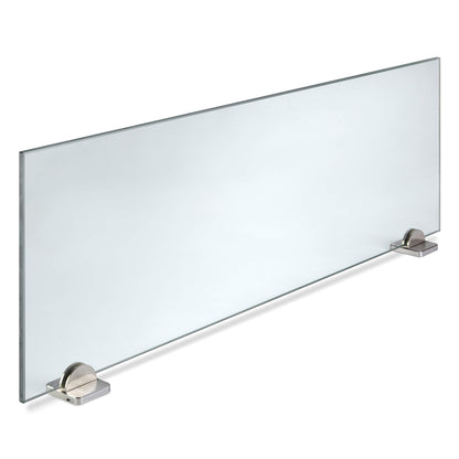 stauraum Spritzschutz Glasplatte Herd 90cm - ohne Bohren. Klare, rechteckige Glasplatte für den Herd, schützt die Wand vor Spritzern.